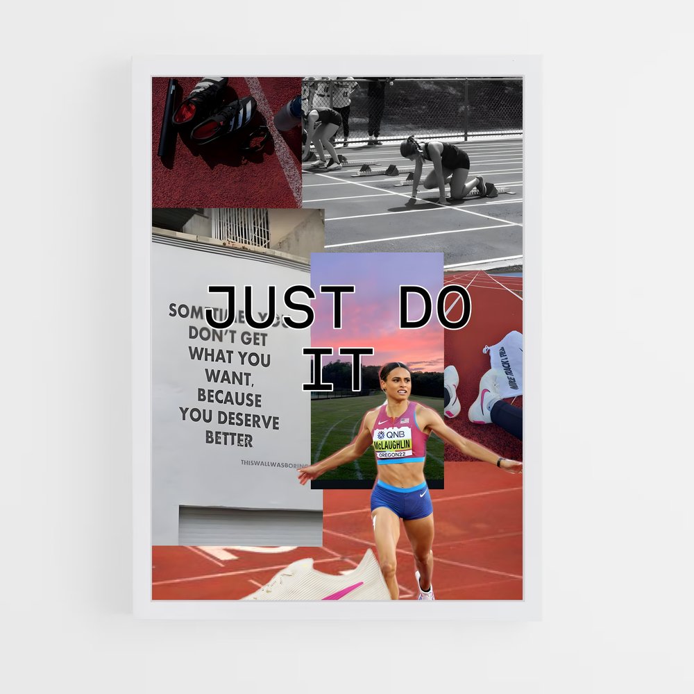 Poster Sprint Éternel – affiche Athlétisme (vue 3)